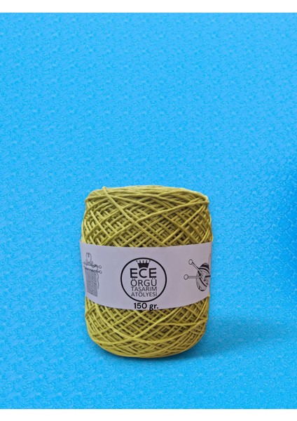 Açık Yeşil Yüzde 50 Bambu Yüzde 50 Koton Örgü ipi (150 Gr.)