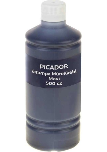 Stampa Mürekkebi 500 cc Mavi