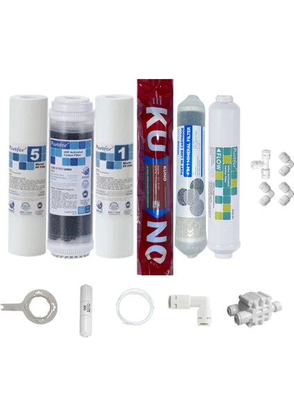 Purefer Açık Kasa Çift Sedimentli Sertifikalı 6 lı Lg Kuno Mebran Şeffaf 4lü Mineral
