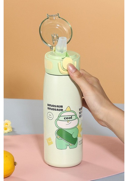 316 L Çelik Yeşil 620 ml Matara Suluk CIN850YS