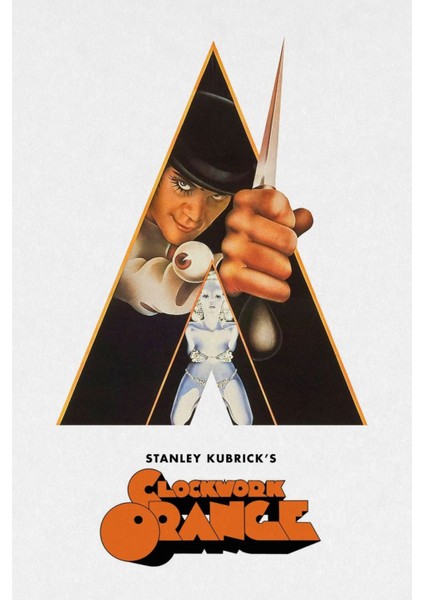 A Clockwork Orange (1971) ( Folyo ) - Afiş - POSTER-1076 ( 35 cm x 50 cm )
