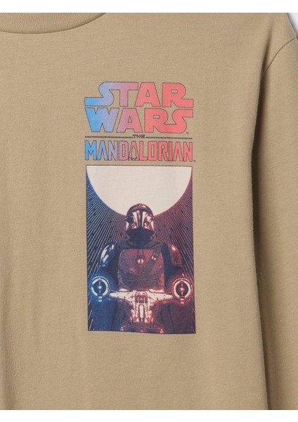 Erkek Çocuk Bej Star Wars Grafikli T-Shirt modelleri