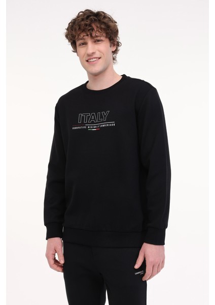 ml Renato 16ITL413 5fx Siyah Erkek Sweatshirt
