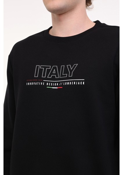 ml Renato 16ITL413 5fx Siyah Erkek Sweatshirt