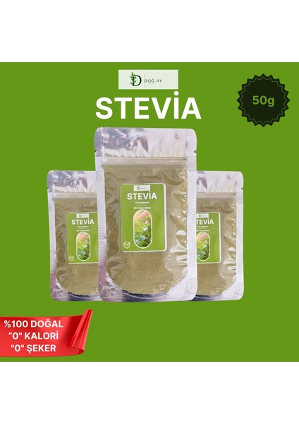 Şeker Otu Kullanıma Hazır 100 gr Yaprak Ve 100 gr Yeşil Toz
