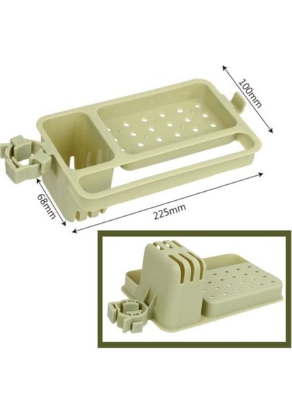 Musluğa Takılan Sünger Havlu Askılı Sabun Hazneli Mutfak Banyo Lavabo Düzenleyici Organizer fırsatları