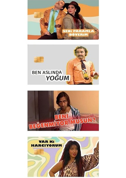 Major Selection 4'lü Kredi Kartı Set 21