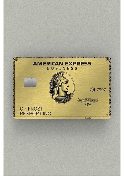 Major Selection American Express Gold Kredi Kartı Sticker Kaplama