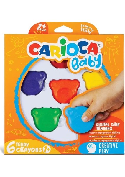 42956 Teddy Bebek Crayons Pastel Boya 6lı fiyatları