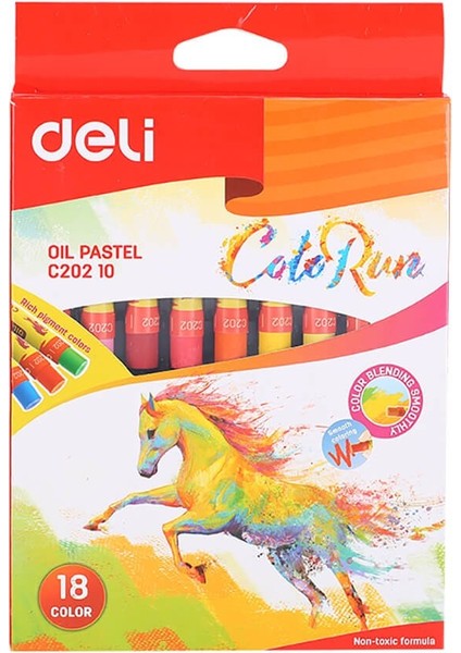 Colorrun Yağlı Pastel 18’li 20210