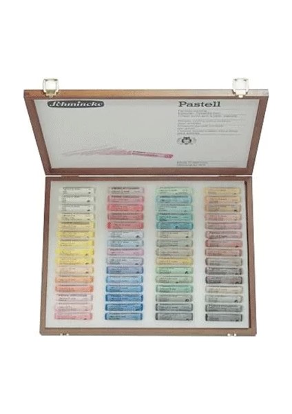 Soft Pastel Boya Seti Cardboard 60LI Ahşap Kutu