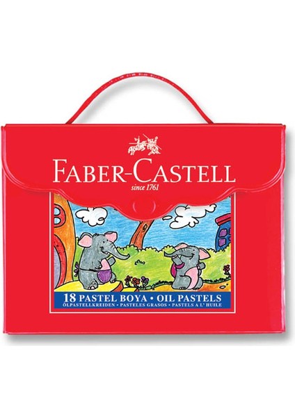 Pastel Boya Plastik Çantalı 18 Renk 125119