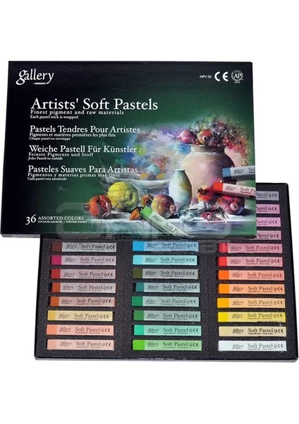 Gallery Artists Soft Pastel 36LI Set