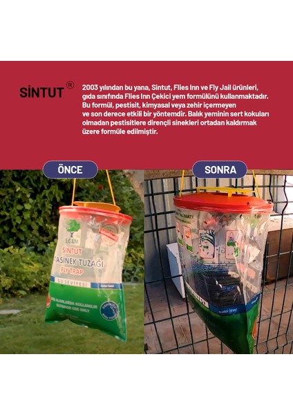 3 Adet Sintut L | Karasinek Tuzağı