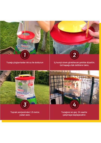 6 Adet Sintut Large | Karasinek Tuzağı