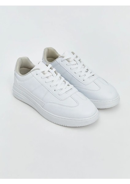Steps Beyaz Bağcıklı Kadın Spor Ayakkabı T T