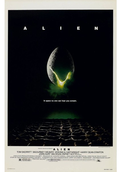 Alien (1979) 0011 ( Folyo ) - Afiş - POSTER-1224 ( 50 cm x 70 cm )