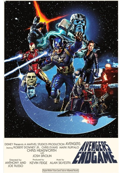 Avengers Endgame (2019) 0051 ( Folyo ) - Afiş - POSTER-1500 ( 50 cm x 70 cm )