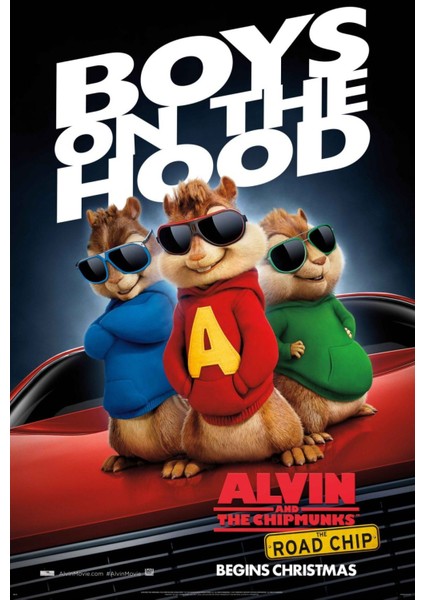 Alvin And The Chipmunks The Road Chip (2015) 7 ( Folyo ) - Afiş - POSTER-1282 ( 50 cm x 70 cm )