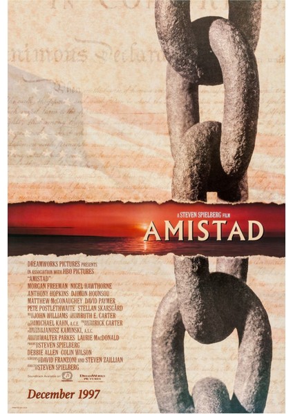 Amistad (1997) ( Folyo ) - Afiş - POSTER-1307 ( 50 cm x 70 cm )