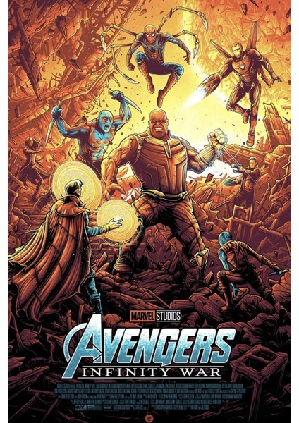 Avengers Infinity War (2018) 0009 ( Folyo ) - Afiş - POSTER-1512 ( 50 cm x 70 cm )