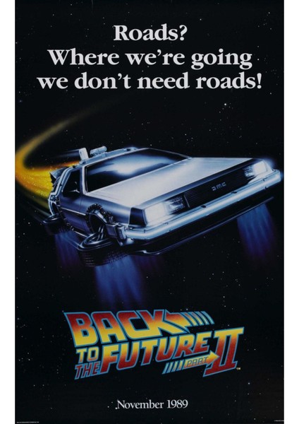 Back To The Future Part Iı (1989) 8 ( Folyo ) - Afiş - POSTER-1565 ( 50 cm x 70 cm )