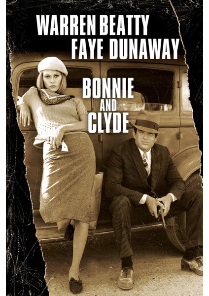 Bonnie And Clyde (1967) ( Folyo ) - Afiş - POSTER-1869 ( 50 cm x 70 cm )