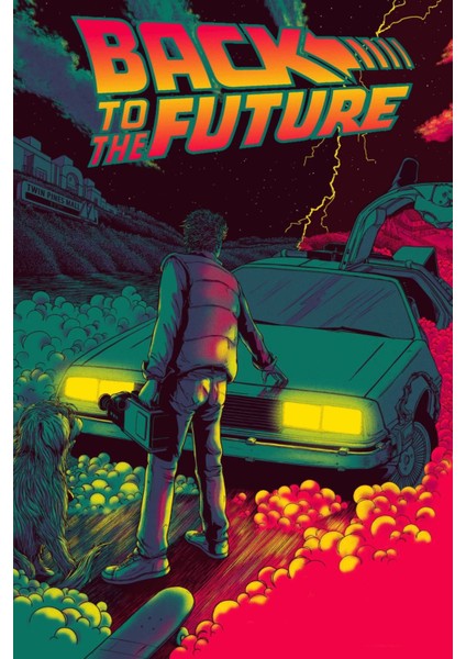 Back To The Future (1985) 2 ( Folyo ) - Afiş - POSTER-1555 ( 50 cm x 70 cm )
