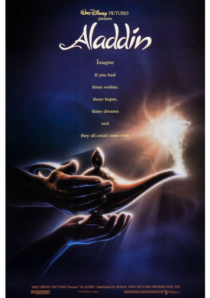 Aladdin (1992) 0005 ( Folyo ) - Afiş - POSTER-1195 ( 50 cm x 70 cm )