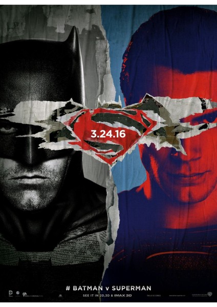 Batman V Superman Dawn Of Justice (2016) 1 ( Folyo ) - Afiş - POSTER-1675 ( 50 cm x 70 cm )