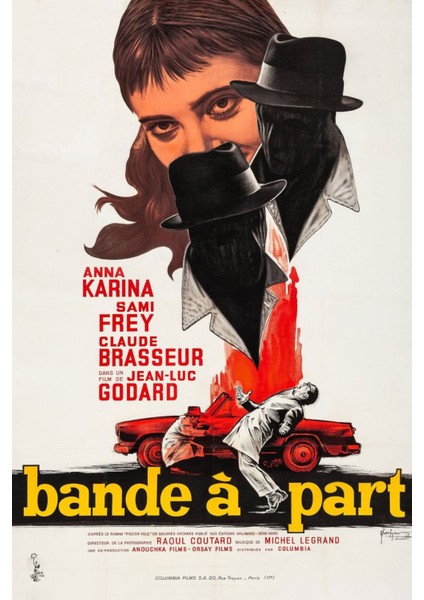 Band Of Outsiders (1964) ( Folyo ) - Afiş - POSTER-1600 ( 50 cm x 70 cm )