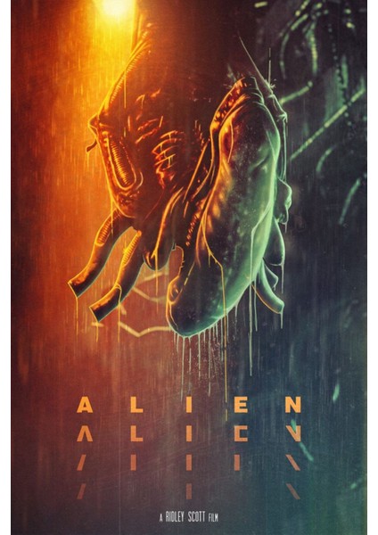 Alien (1979) 0007 ( Folyo ) - Afiş - POSTER-1221 ( 50 cm x 70 cm )