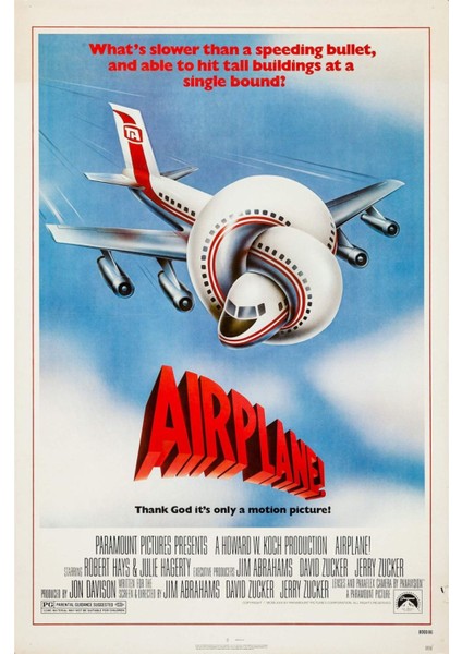 Airplane! (1980) ( Folyo ) - Afiş - POSTER-1187 ( 50 cm x 70 cm )
