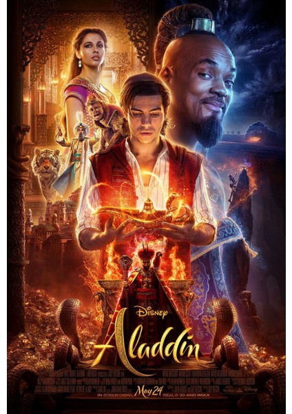Aladdin (2019) 2 ( Folyo ) - Afiş - POSTER-1197 ( 50 cm x 70 cm )
