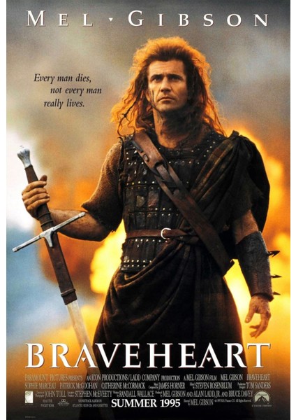 Braveheart (1995) 2 ( Folyo ) - Afiş - POSTER-1894 ( 50 cm x 70 cm )