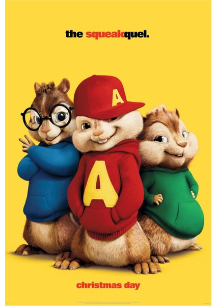 Alvin And The Chipmunks The Squeakquel (2009) 3 ( Folyo ) - Afiş - POSTER-1286 ( 50 cm x 70 cm )