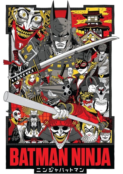 Batman Ninja (2018) 1 ( Folyo ) - Afiş - POSTER-1653 ( 50 cm x 70 cm )