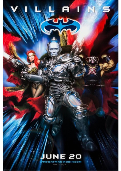 Batman & Robin (1997) 1 ( Folyo ) - Afiş - POSTER-1624 ( 50 cm x 70 cm )