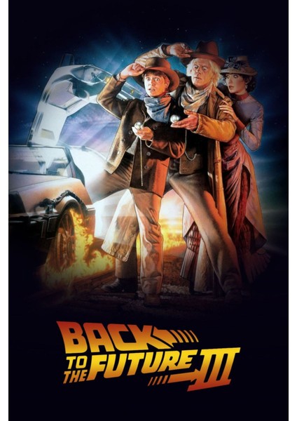 Back To The Future Part Iıı (1990) 1 ( Folyo ) - Afiş - POSTER-1567 ( 50 cm x 70 cm )
