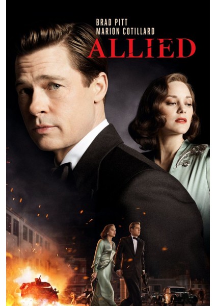 Allied (2016) 1 ( Folyo ) - Afiş - POSTER-1269 ( 50 cm x 70 cm )