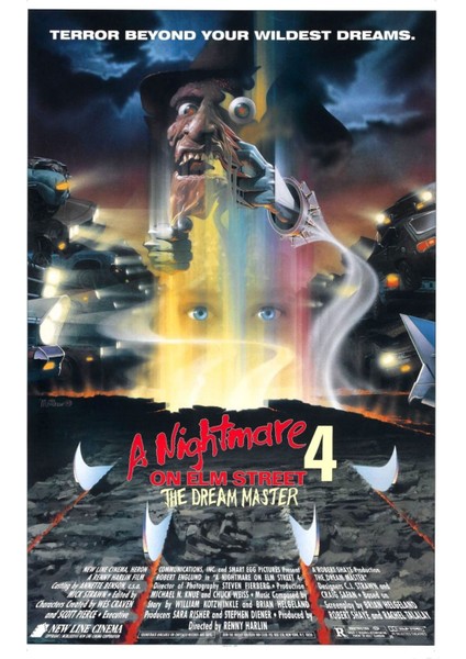 A Nightmare On Elm Street 4 The Dream Master (1988) 2 ( Folyo ) - Afiş - POSTER-1112 ( 50 cm x 70 cm )