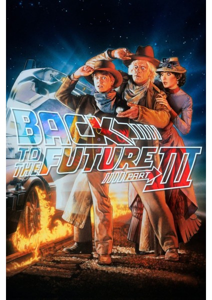 Back To The Future Part Iıı (1990) 3 ( Folyo ) - Afiş - POSTER-1569 ( 50 cm x 70 cm )