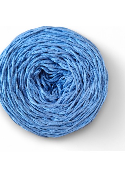 Sky Açık Mavi Renkli, Yüzde 50 Bambu Yüzde 50 Koton Örgü Ipi (150 Gr.)