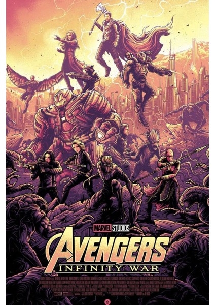 Avengers Infinity War (2018) 0003 ( Folyo ) - Afiş - POSTER-1506 ( 70 cm x 100 cm )
