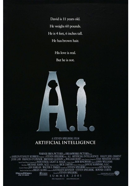 A.ı. Artificial Intelligence (2001) ( Folyo ) - Afiş - POSTER-1149 ( 70 cm x 100 cm )