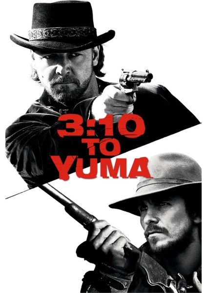 3 10 To Yuma (2007) 1 ( Folyo ) - Afiş - POSTER-1005 ( 70 cm x 100 cm )