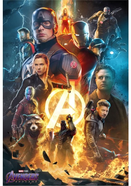 Avengers Endgame (2019) 0050 ( Folyo ) - Afiş - POSTER-1499 ( 70 cm x 100 cm )