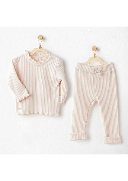 Nessiworld Andywawa AC25093 Sweet Penguin 2'li Bebe Takım Ekru