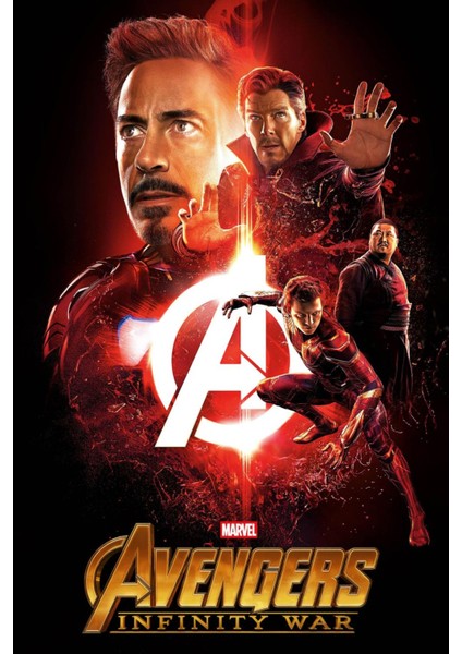 Avengers Infinity War (2018) 0002 ( Folyo ) - Afiş - POSTER-1505 ( 70 cm x 100 cm )