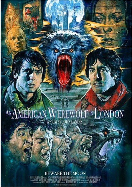 An American Werewolf In London (1981) ( Folyo ) - Afiş - POSTER-1318 ( 70 cm x 100 cm )
